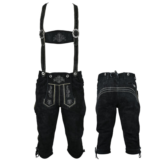 LEDERHOSEN MEN KNEEBOUND BLACK