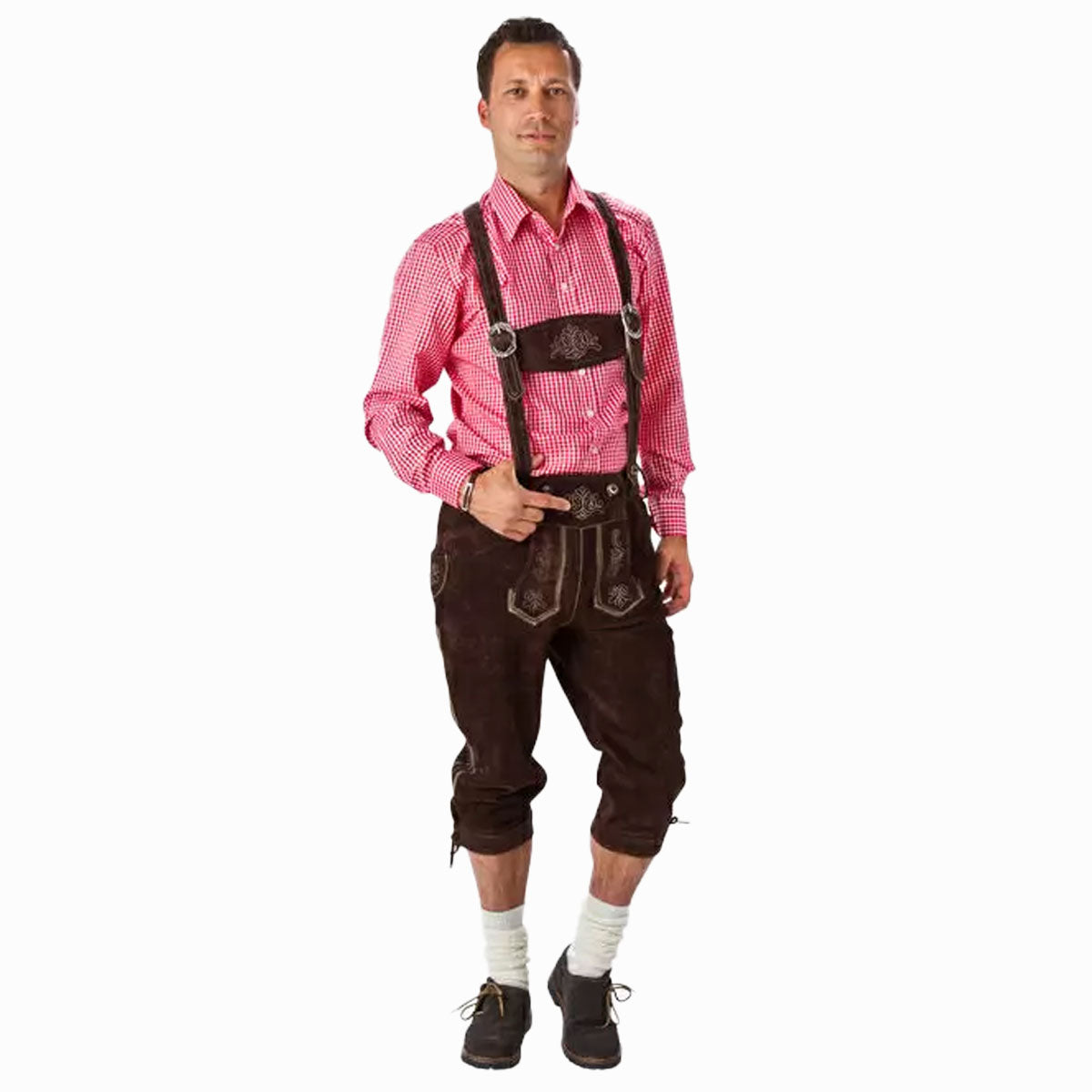 LEDERHOSEN MEN KNEEBOUND BROWN