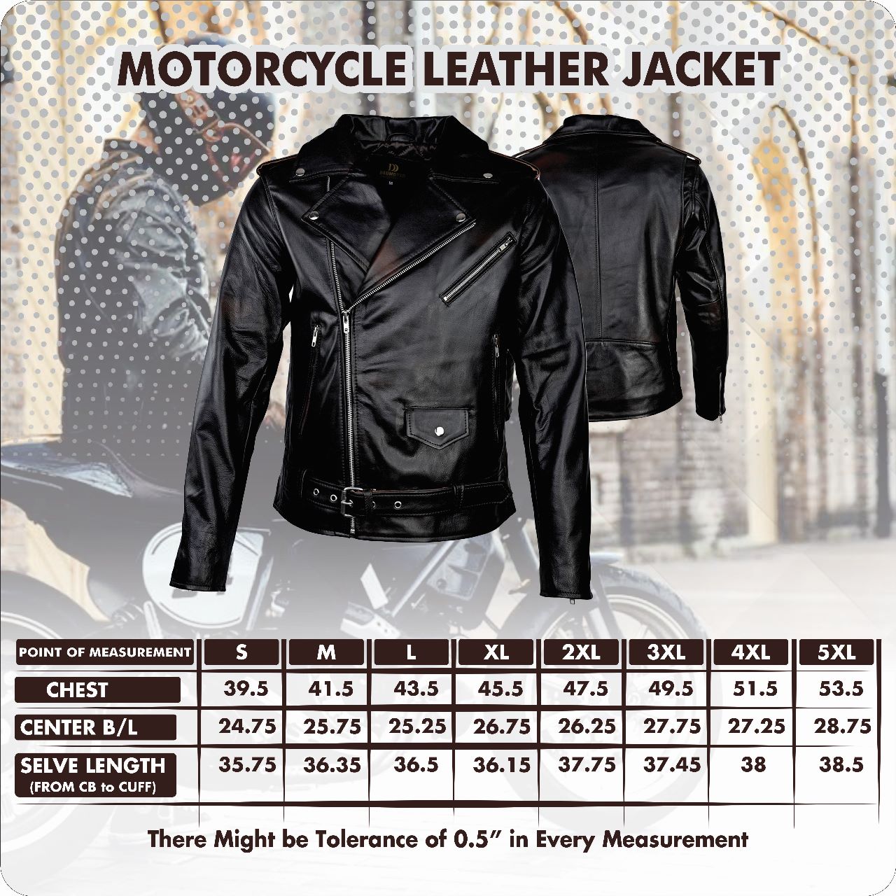 Motorcycle Leather Jackets Antique Brown