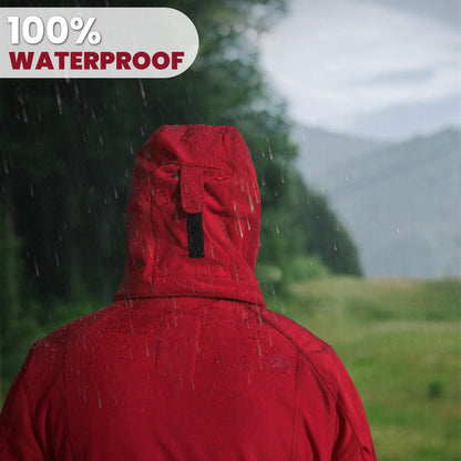 Women’s Softshell Jacket – Lightweight, Water-Resistant, Windproof, Outdoor Activewear - Red