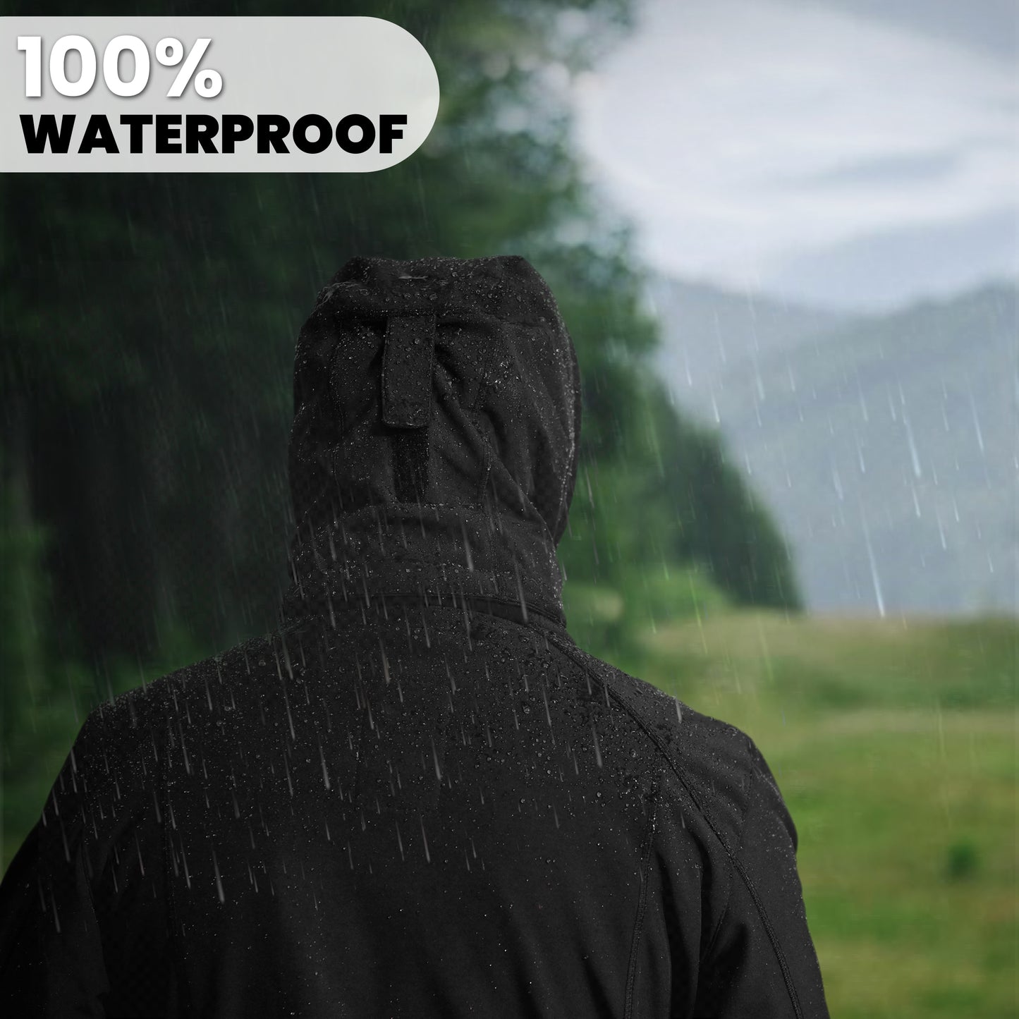 Women’s Softshell Jacket – Lightweight, Water-Resistant & Windproof (Black)